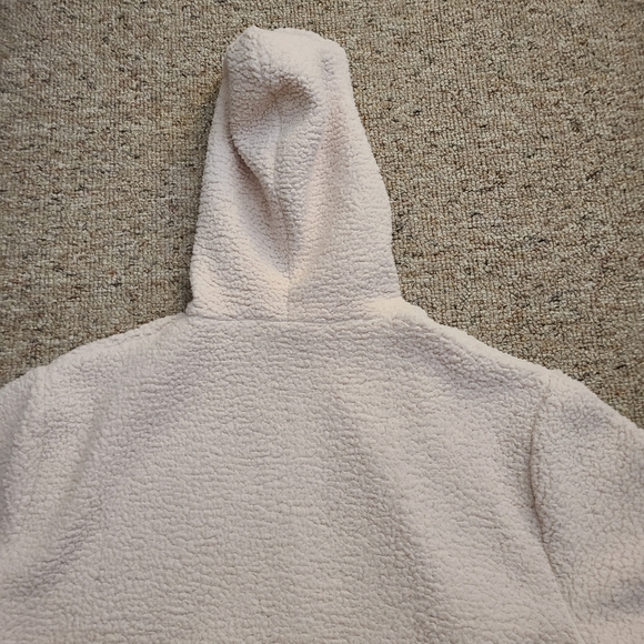 Victoria's Secret PINK Army Zip Up Sherpa Size Large - Picture 7 of 14